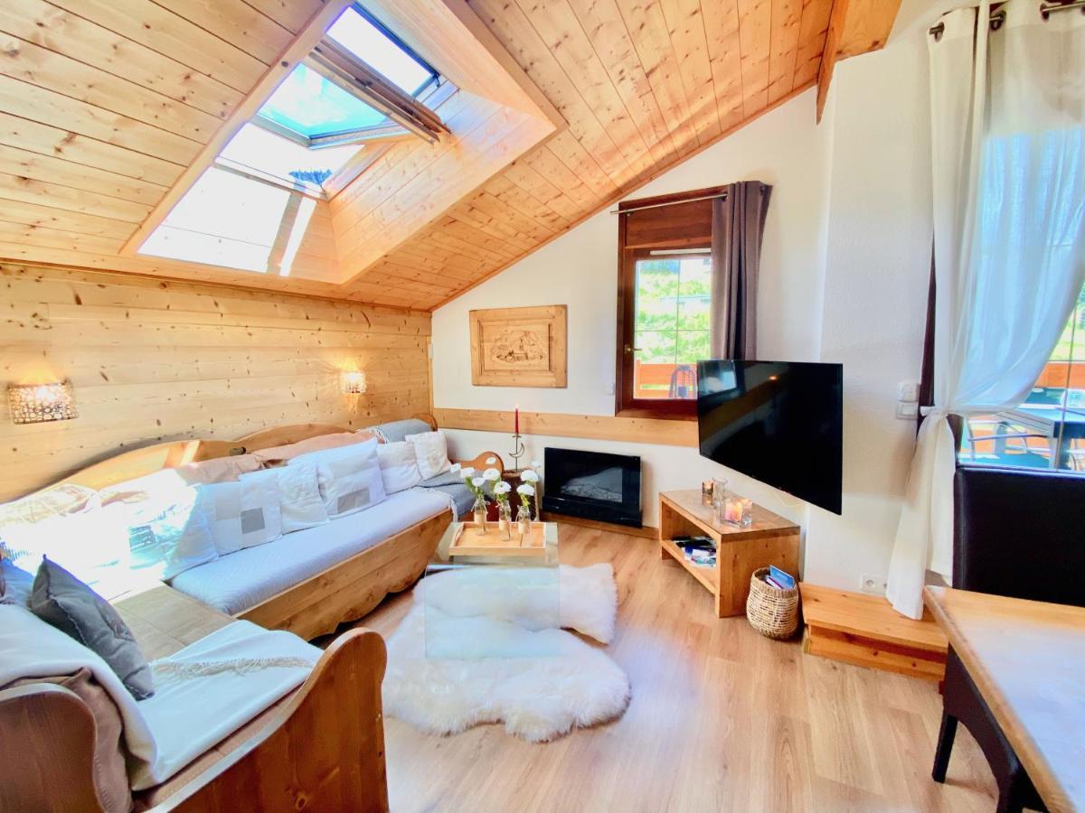 弗吕梅Appt 3Ch, Au Pied Des Pistes A La Deco Soignee公寓 外观 照片